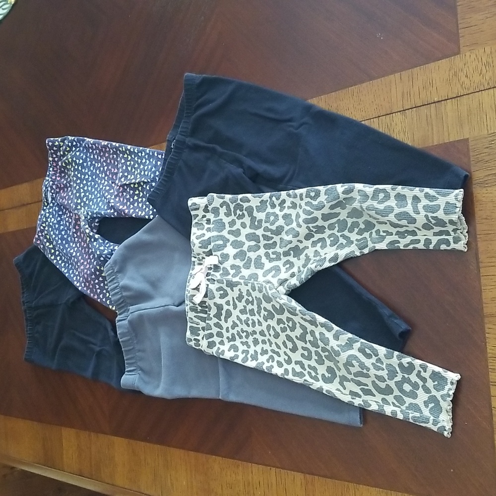 ❣5 for $25 Sale❣Mixed Color & Design Leggings Pack - Size 2T